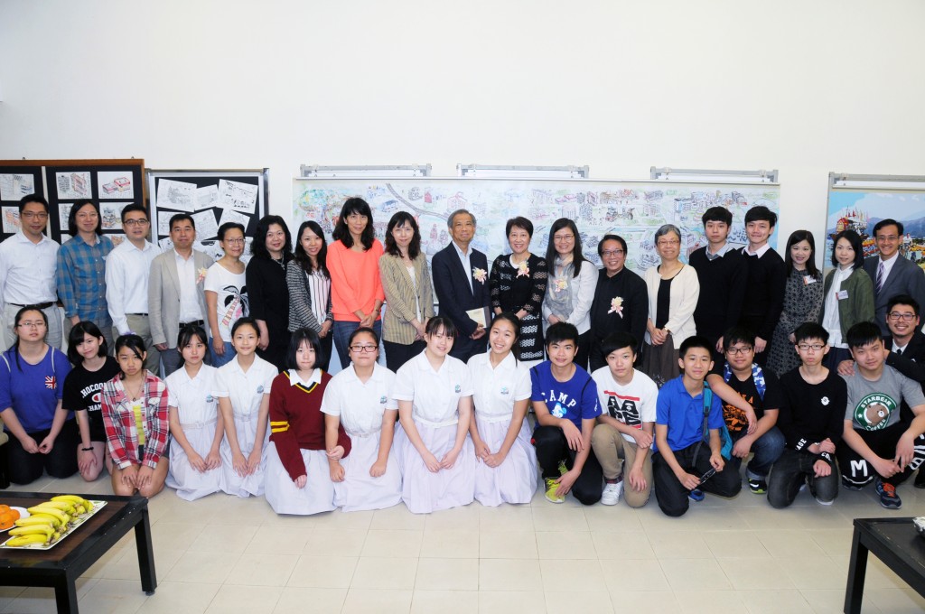 多位老師家長及同學出席支持，場面熱鬧，氣氛融洽